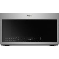 Whirlpool - 1.9 Cu. Ft. Convection Over-the-Range Microwave with Sensor Cooking - Stainless Steel