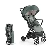 Inglesina Quid Stroller, Elephant Gray - Compact, Airplane Travel Stroller for Babies & Toddlers 3 Months to 50 lbs - Lightweight - Easy to Open - BPA Free