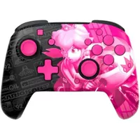 PDP - REMATCH GLOW Wireless Controller For Nintendo Switch, Nintendo Switch - OLED Model - Grand Prix Peach