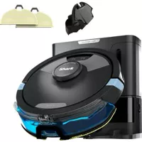 Shark - Matrix Plus 2in1 Robot Vacuum & Mop with Sonic Mopping, Matrix Clean, Home Mapping, HEPA Bagless Self Empty, WiFi - Black