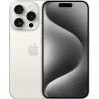 Apple - iPhone 15 Pro 256GB White Titani...