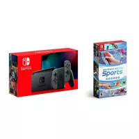 Nintendo - Switch 1.1 (Gray) + Nintendo Switch Sports BUNDLE