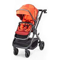 Diono Quantum2, 3-in-1 Luxury Multi-Mode Stroller, Orange Facet