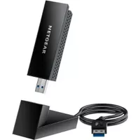 NETGEAR - Nighthawk AXE3000 Tri-Band Wi-Fi 6E USB 3.0 Adapter - Black