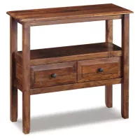 Warm Brown Abbonto Accent Table
