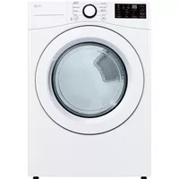 LG - 7.4 Cu. Ft. Electric Dryer with Wri...