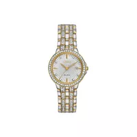 Citizen - Ladies Eco-Drive Silhouette Crystal Watch Two-Tone Dial