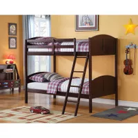 ACME Toshi Twin/Twin Bunk Bed, Espresso