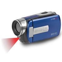Minolta MN80NV 1080p Full HD 24MP Digital IR Night Vision Camcorder, Blue