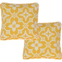 Hanover Toss Pillow Floral Pattern Set of 2