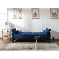 Jennifer Taylor Eliza Upholstered Sofa Bed - Dress Blues