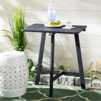 Safavieh Outdoor Living Benton Balcony Table - Dark Slate Gray