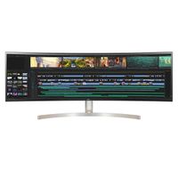 LG 49WL95C-WY 49" 32:9 UltraWide Dual QHD Curved IPS LED Monitor, Built-In Speakers