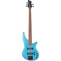 Jackson SBX V X Series Spectra Bass 5-String Bass Guitar, Electric Blue