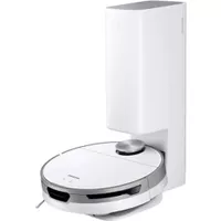 Samsung - Jet Bot+ Robot Vacuum with Clean Station - White