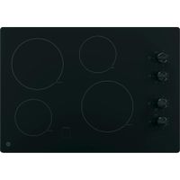 GE - 30"Built-In Electric Cooktop - Blac...