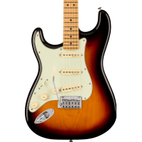 Fender Player Plus Stratocaster Electric Guitar. Left-Hand, Maple Fingerboard, 3-Color Sunburst