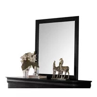ACME Louis Philippe Mirror, Black