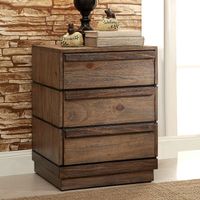 Rustic Natural Tone Night Stand