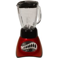 Oster 6845 5-Cup Glass Jar 16-Speed Blender - Metallic Red - Red