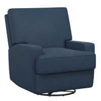 Avenue Greene Holly Swivel Glider Recliner Chair - Dark Blue