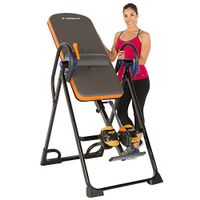 Exerpeutic 975SL All Inclusive Extra Capacity Inversion Table with Air Soft Ankle Cushions, Surelock and iControl Systems