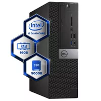 Dell Optiplex 7050 Desktop Computer, Intel i5-6500 (3.2), 16GB DDR4 RAM, 500GB SSD Solid State, Windows 10 Professional (Refurbished)