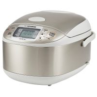 Zojirushi - 5.5 Cup Micom Rice Cooker & Warmer - Stainless Gray