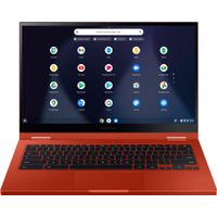 Samsung - Galaxy Chromebook 2 - 13.3" QLED Touch-Screen - Intel® Core™ i3 - 8GB Memory - 128GB eMMC - Fiesta Red