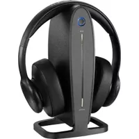 Insignia™ - RF Wireless Over-the-Ear Headphones - Black