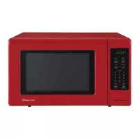 Magic Chef 0.9 cu. ft. Red Countertop Microwave Oven