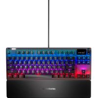 SteelSeries - Apex Pro TKL Wired Mechanical OmniPoint Adjustable Actuation Switch Gaming Keyboard with RGB Backlighting - Black