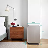 Alen - BreatheSmart 75i 1300 SqFt Air Purifier with Fresh HEPA Filter for Allergens, Dust, Odors & Smoke - White