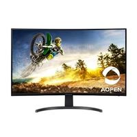 AOPEN 32HC5QR Sbiipx 31.5 Full HD (1920 x 1080) 1500R Curved Gaming Monitor | AMD FreeSync Premium Technology | 165Hz Refresh Rate | 1ms T.V.R | VESA Mountable | Tilt Adjustable | Display Port & HDMI