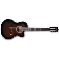 Ibanez Classical Series GA35TCE Thinline Cutaway Acoustic Electric Guitar, Rosewood Fretboard, Dark Violin Sunburst High Gloss