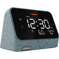 Lenovo - Smart Clock Essential 4" Smart Display with Alexa - Misty Blue