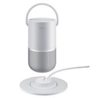 Bose - Portable Home Speaker - Luxe Silver - With Bose - Charging Cradle for Home Speaker - Luxe Silver