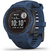 Garmin Instinct Solar Edition GPS Smartwatch, Tidal Blue