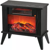 LifeSmart 1000W Tabletop Infrared Fireplace Space Heater with Flame Effect