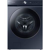 Samsung - BESPOKE 5.3 cu. ft. Ultra Capacity Front Load Washer with AI OptiWash and Auto Dispense - Brushed Navy