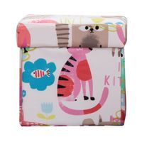 Crayola Purrty Cat Box Ottoman - 16 inches x 16 inches x 5 inches