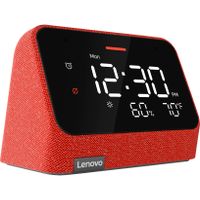 Lenovo - Smart Clock Essential 4" Smart Display with Alexa - Clay Red