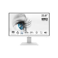 MSI 24 IPS FHD (1920 x 1080) Non-Glare with Super Narrow Bezel 100HZ 1ms 16:9 with Tilt Stand (Pro MP243XW), White
