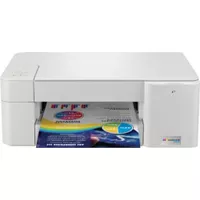 Brother - INKvestment Tank MFC-J1215W Wireless All-in-One Inkjet Printer with up to 1-Year of Ink In-box - White/Gray