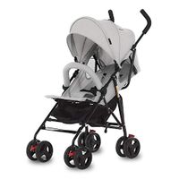 Dream On Me Vista Moonwalk Stroller | Lightweight Infant Stroller with Compact Fold | Multi-Position Recline | Canopy with Sun Visor | Perfect for Traveling & Theme Parks, Light Grey