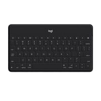 Logitech - Keys-To-Go Keyboard for iPhone, iPad, and Apple TV  with Durable Spill-Proof Design - Black