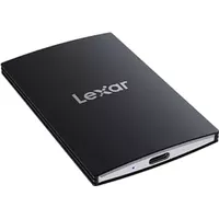Lexar 2TB SL500 Portable SSD, Compatible w/PC, Mac, Type-C Laptops, iPhone 15, Smartphones, Tablets, PS5, Xbox, Up to 2000/1800 MB/s R/W, USB 3.2 Gen 2x2, External SSD, Black (LSL500X002T-RNBNU)