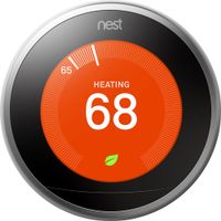Nest - Learning Thermostat - 3rd Generation - Stainless Steel