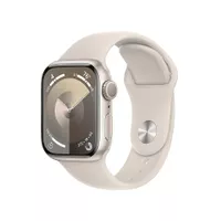 Apple Watch Series 9 GPS 45mm Starlight Aluminum Case with Starlight Sport Band - M/L
