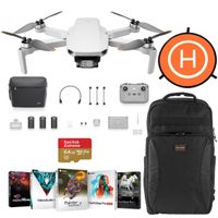 DJI Mini 2 Drone Fly More Combo - Bundle With 64GB microSD Card, Backpack, Landing Pad, Corel PC Software Suite